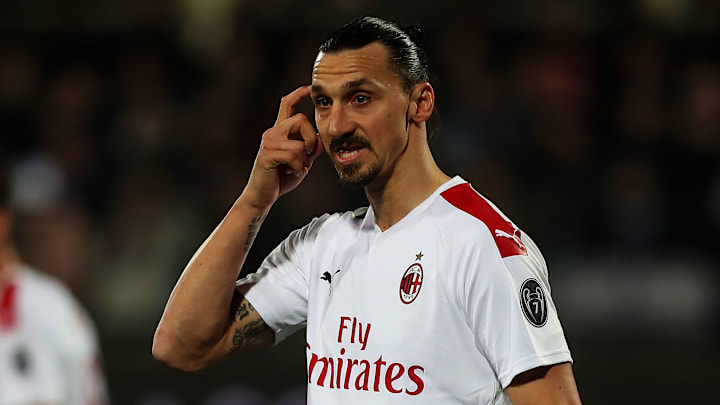 Striker AC Milan, Zlatan Ibrahimovic Striker AC Milan, Zlatan Ibrahimovic