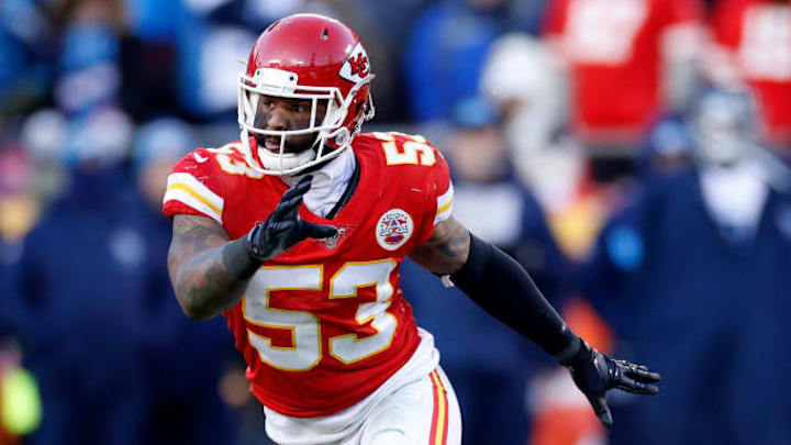 Kansas City Chiefs linebacker Anthony Hitchens