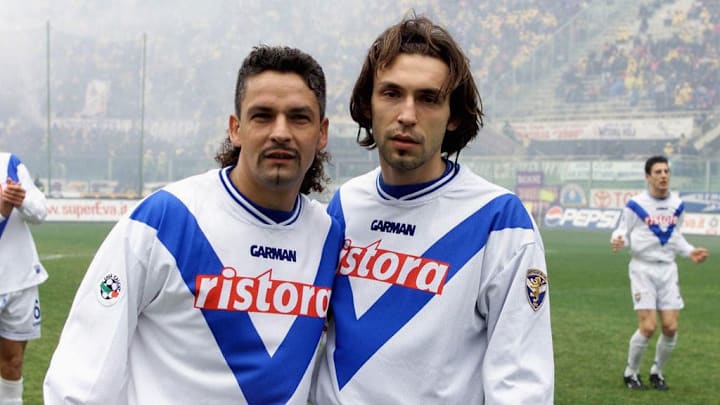 Andrea Pirlo et Roberto Baggio ont évolué tous les deux à l'Inter Milan puis à Brescia.