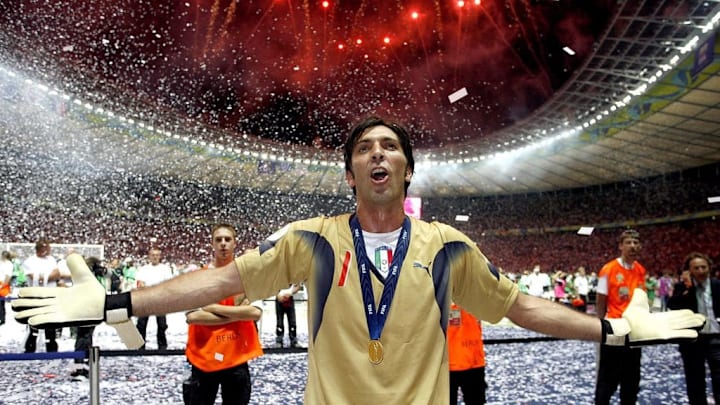 Buffon con la selección italiana 