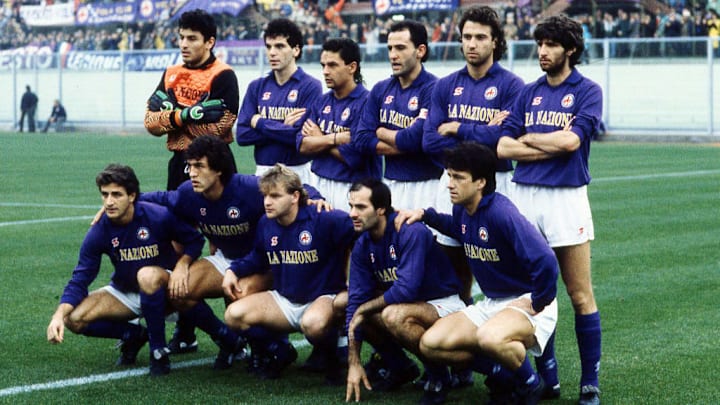 Beppe Iachini da giocatore della Fiorentina