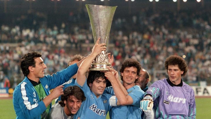 Raffaele Di Fusco, Massimo Crippa, Diego Armando Maradona, Francesco Romano, Giuliano Giuliani