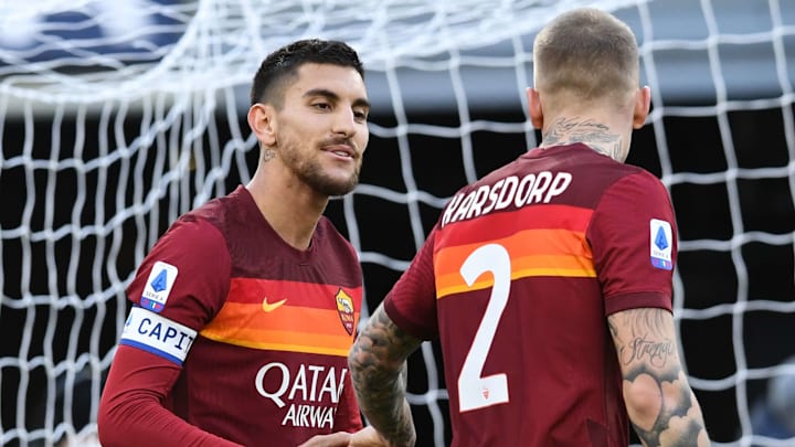 Lorenzo Pellegrini e Rick Karsdorp Lorenzo Pellegrini e Rick Karsdorp