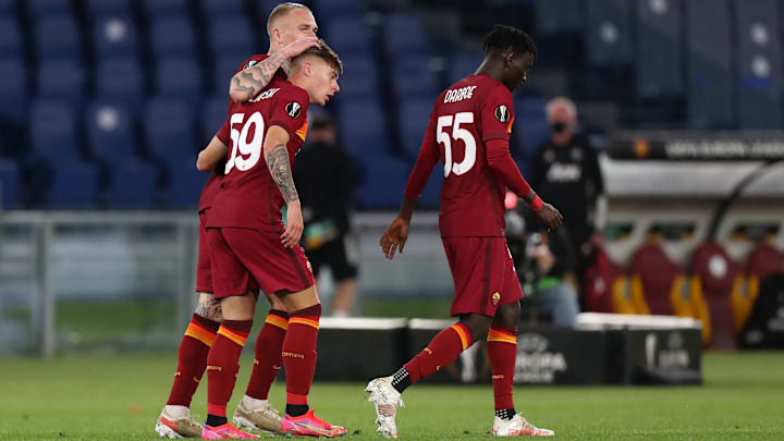 Karsdorp, Zalewski e Darboe Karsdorp, Zalewski e Darboe