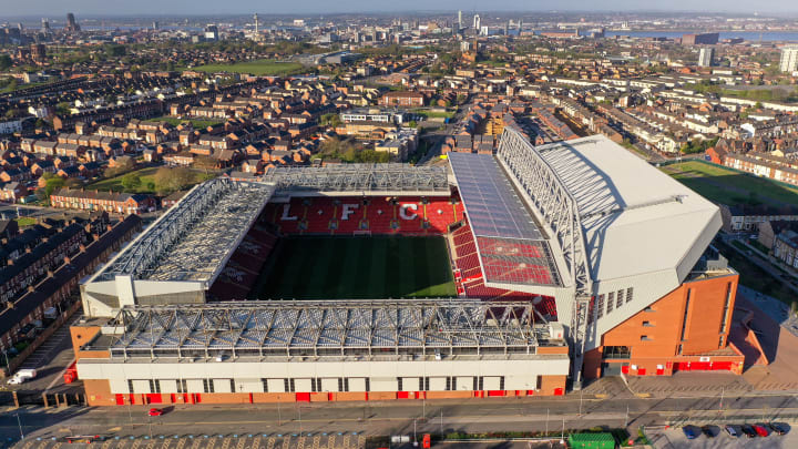Anfield is currently the Premier League's sixth-biggest stadium