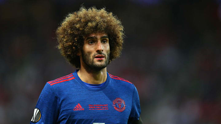 Fellaini llegó a jugar hasta de delantero con Mourinho