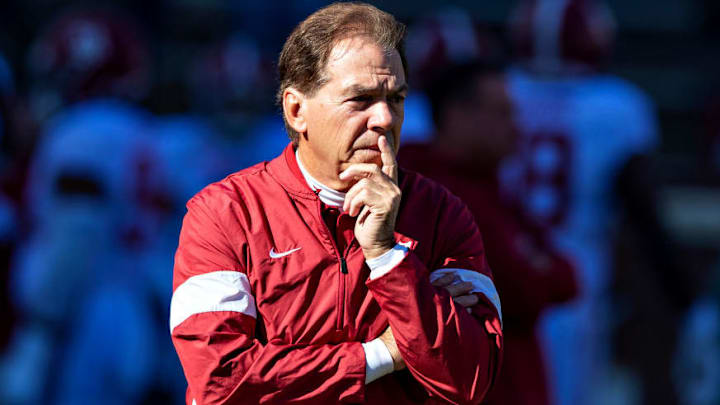 Alabama head coach Nick Saban