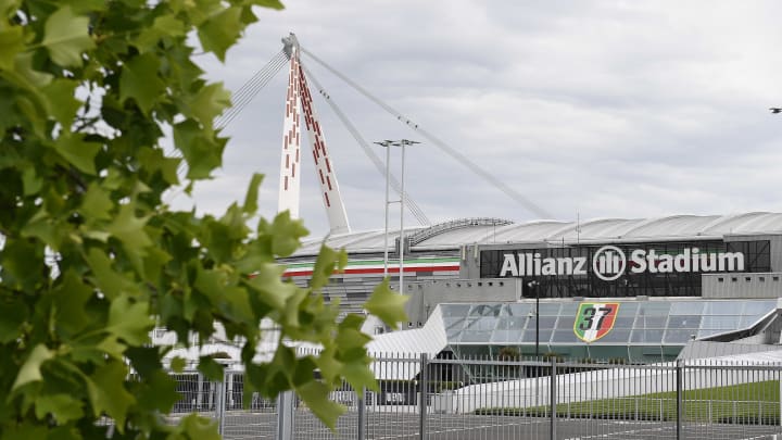 Una vista esterna dell'Allianz Stadium Una vista esterna dell'Allianz Stadium
