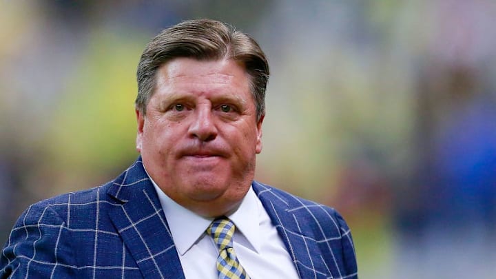 Miguel Herrera en un partido del América.