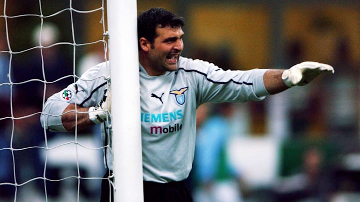 Angelo Peruzzi of Lazio in action