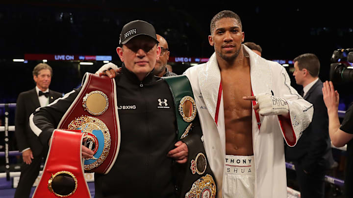 Anthony Joshua y su entrenador Rob McCracken se unen nuevamente para preparar su próxima pelea 