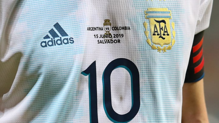 La camiseta de la última Copa América disputada en Brasil 