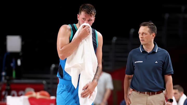 Luka Doncic fue el máximo anotador de Eslovenia en el triunfo ante Argentina