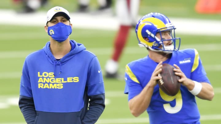 The Los Angeles Rams will have quarterback competition between Jared Goff and John Wolford entering next season. The Los Angeles Rams will have quarterback competition between Jared Goff and John Wolford entering next season.