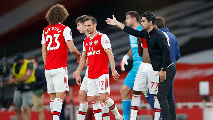 Mikel Arteta dan skuat Arsenal