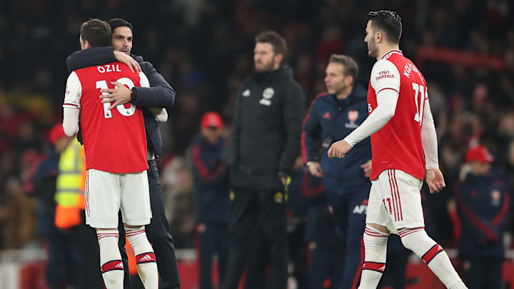 Mikel Arteta & Mesut Ozil