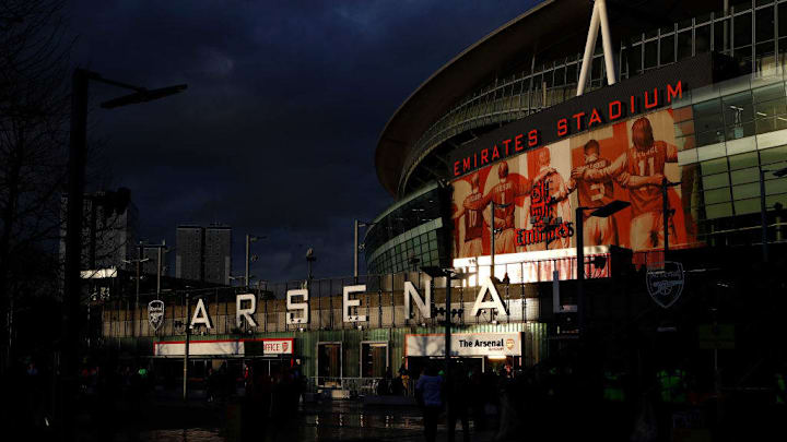 The fixture will take place at an empty Emirates Stadium