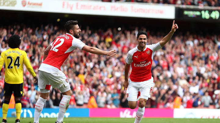 Olivier Giroud & Mikel Arteta / Arsenal