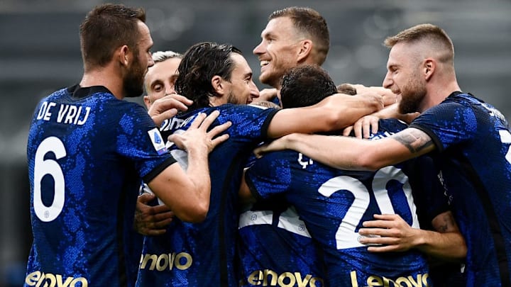 Stefan de Vrij, Marcelo Brozovic, Matteo Darmian, Edin Dzeko, Arturo Vidal, Hakan Calhanoglu, Milan Skriniar