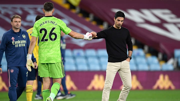 Emiliano Martinez & Mikel Arteta