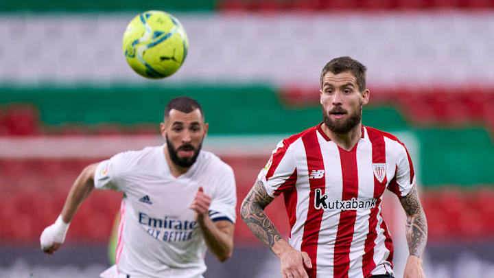 Inigo Martinez Karim Benzema Real Madrid Athletic Bilbao LaLiga