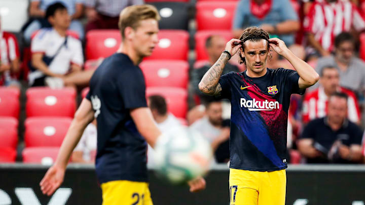 Griezmann 'sumiu' no Barcelona.