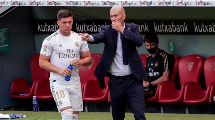 Zidane le dio la titularidad a Jovic en dos partidos a principios de temporada