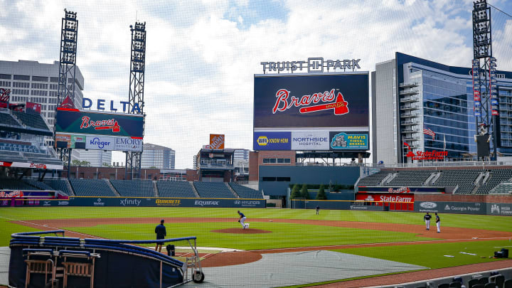 The Atlanta Braves had several players test positive for the coronavirus. 