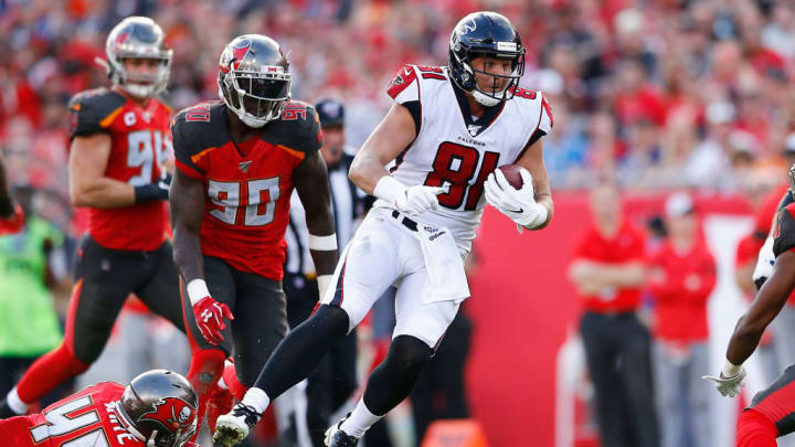 Austin Hooper was a Pro Bowler with the Atlanta Falcons in 2019.