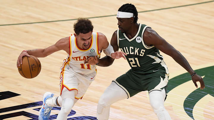 Trae Young fue la figura de los Hawks en el primer partido de las final contra los Bucks