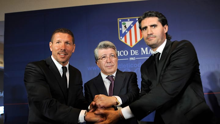 Atletico Madrid's new coach Diego Simeon
