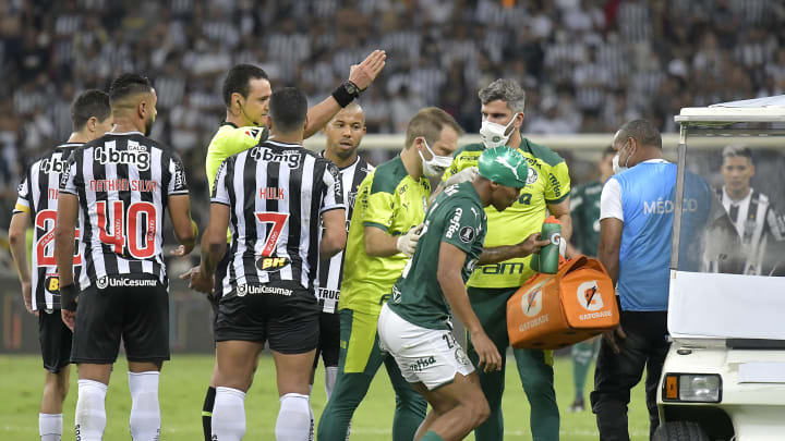 Palmeiras hizo un gol no lícito ante Atlético Mineiro por la Libertadores.