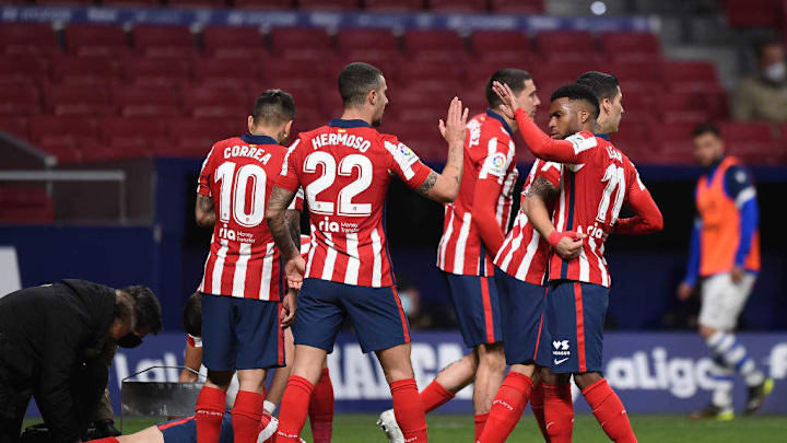 Luis Suarez, Angel Correa, Mario Hermoso, Thomas Lemar