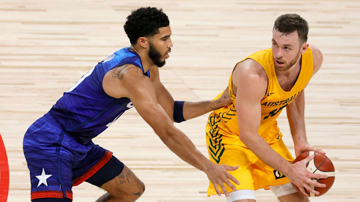 Jayson Tatum juega con el número de Kobe Bryant en la selección de Estados Unidos