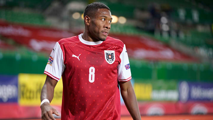 Alaba foi anunciado pelo Real Madrid neste verão Alaba foi anunciado pelo Real Madrid neste verão