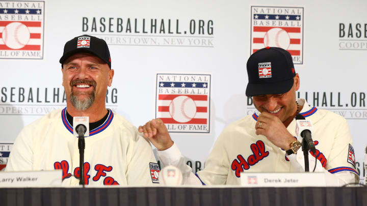 Larry Walker entró en el Salón de la Fama en 2021 junto con Derek Jeter