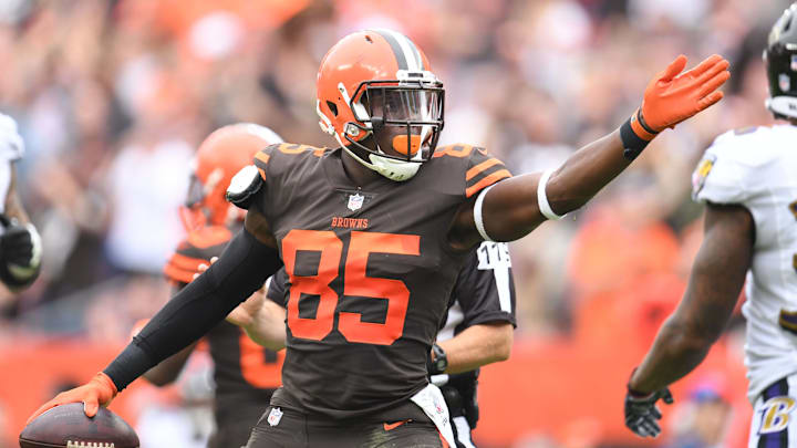The Cleveland Browns may want to consider trading TE David Njoku. The Cleveland Browns may want to consider trading TE David Njoku.