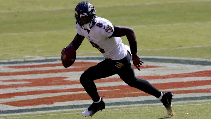 Lamar Jackson injury update clouds his fantasy outlook going forward. Lamar Jackson injury update clouds his fantasy outlook going forward.
