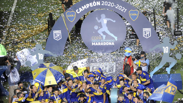 Banfield v Boca Juniors - Copa Diego Maradona 2020 Final - Boca, campeón.