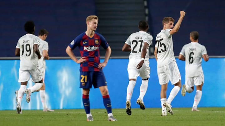 El conjunto bávaro le dio una paliza histórica a los culés