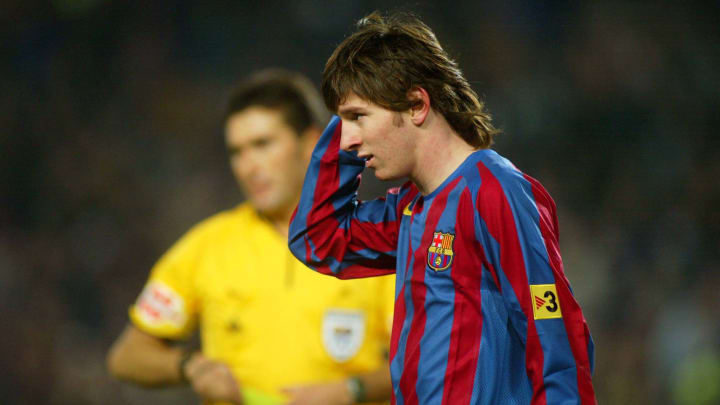 Messi contre Séville en 2005