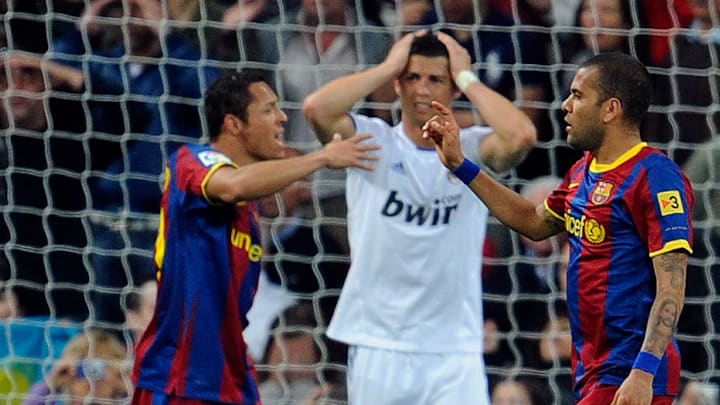 Barcelona's Brazilian defender Adriano (