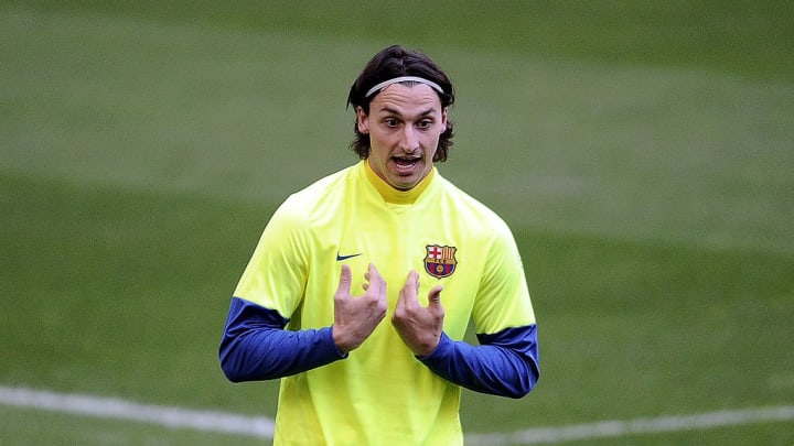 Zlatan Ibrahimovic venait tout juste de rejoindre l'Inter Milan.