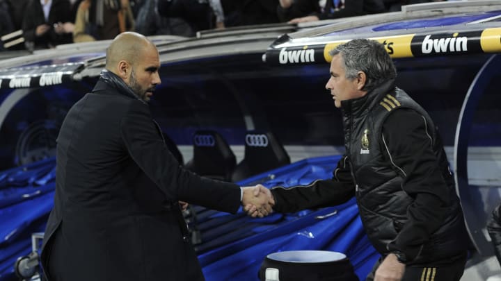 Guardiola y Mourinho se enfrentaron por ser el mejor entrenador del mundo