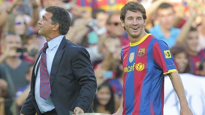 Barcelona's former President Joan Laport