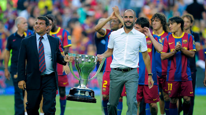 Barcelona's former President Joan Laport