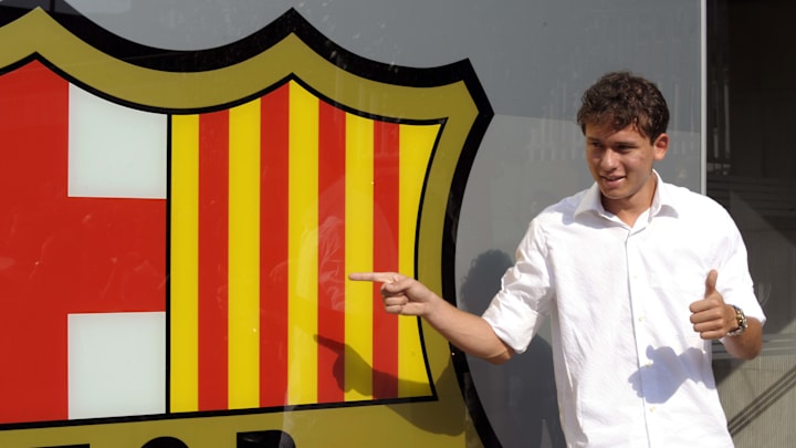 Keirrison en el Camp Nou