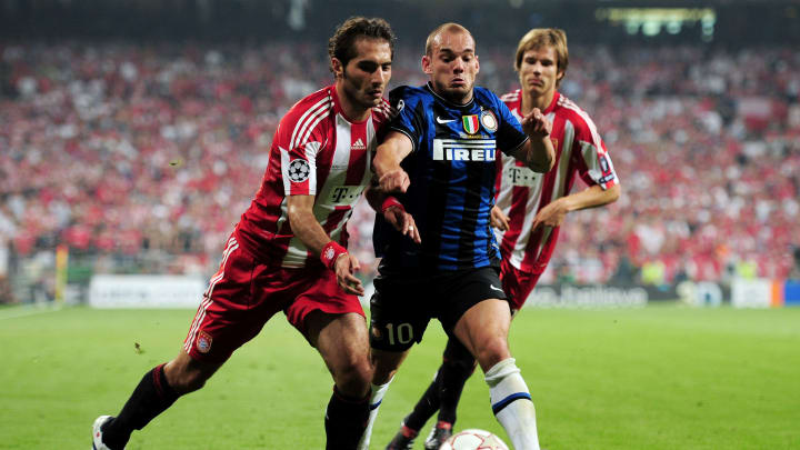 Wesley Sneijder, grand artisan du sacre intériste en finale de la Ligue des Champions face au Bayern Munich