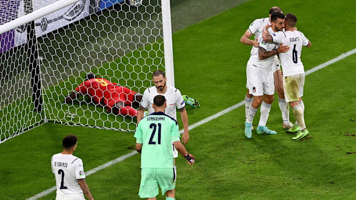 Leonardo Spinazzola, Marco Verratti, Romelu Lukaku