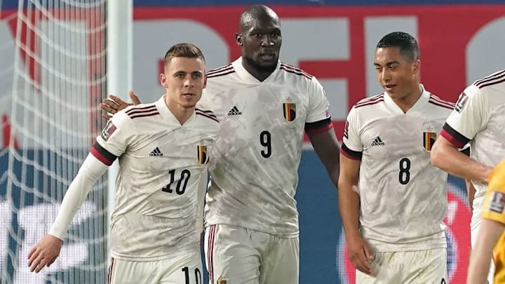 Romelu Lukaku, Youri Tielemans, Thorgan Hazard